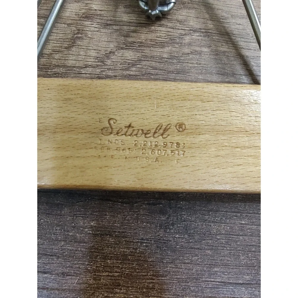Vintage Trouser Coat Hanger  The Setwell D6